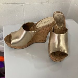 Jessica simpson wedge sandals size 9.5
